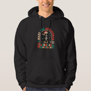 Retro Alles, was ich zu Weihnachten will, ist mein Hoodie