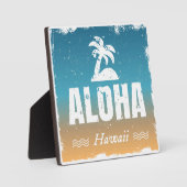 Retro Aloha Hawaii Fotoplatte (Vorderseite)