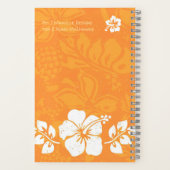 Retro Aloha Hawaii GrußNotebook Notizblock (Rückseite)