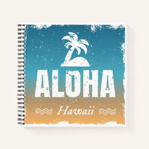 Retro Aloha Hawaii Notizbuch