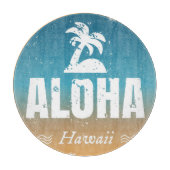 Retro Aloha Hawaii Schneidebrett (Vorderseite)