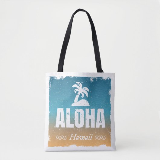 Retro Aloha Hawaii Tasche (Vorderseite)
