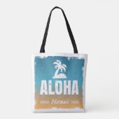Retro Aloha Hawaii Tasche (Rückseite)