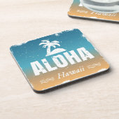Retro Aloha Hawaii Untersetzer (Linke Seite)