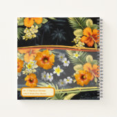 Retro Aloha Shirt Notebook Notizblock (Rückseite)