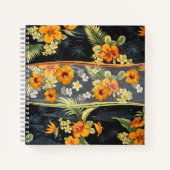 Retro Aloha Shirt Notebook Notizblock (Vorderseite)