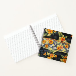Retro Aloha Shirt Notebook Notizblock