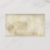 Retro Alt modische Filmkamera Business Card Visitenkarte (Rückseite)