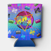 RETRO-ALTE SCHULE DER 80er Jahre Dosenkühler (Vorderseite)