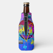 RETRO-ALTE SCHULE DER 80er Jahre Flaschenkühler (Flasche Rückseite)