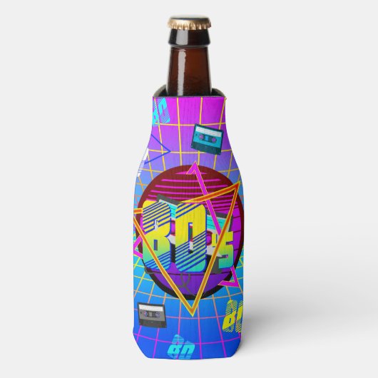 RETRO-ALTE SCHULE DER 80er Jahre Flaschenkühler (Flaschenvorderseite)