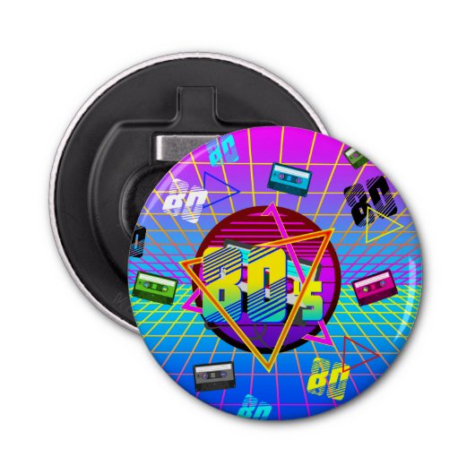 RETRO-ALTE SCHULE DER 80er Jahre Flaschenöffner (Vorderseite)