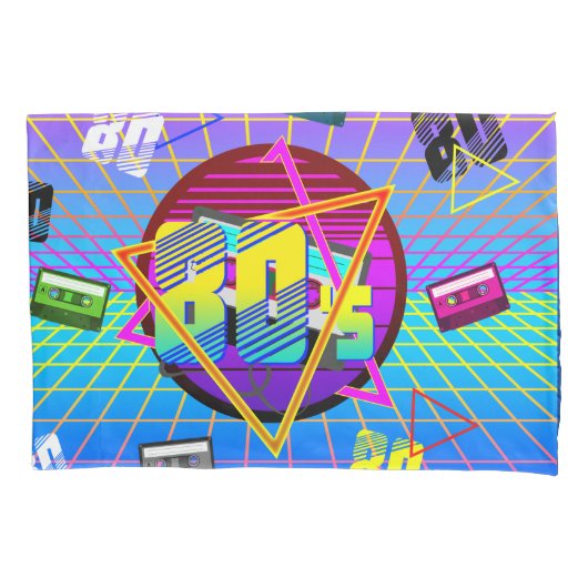 RETRO-ALTE SCHULE DER 80er Jahre Kissenbezug (Vorderseite)