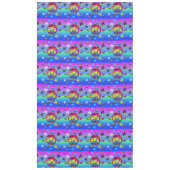 RETRO-ALTE SCHULE DER 80er Jahre Tischdecke (Vorderseite)