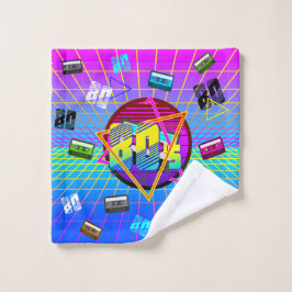 RETRO-ALTE SCHULE DER 80er Jahre Waschlappen