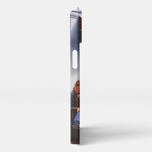 Retro altes Auto iPhone 13 Slim Fit Case, Glossy Hülle (Rechte Seite)