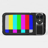 Retro altes Fernsehen mit FarbBar iPhone 5/5s Fall Case-Mate iPhone Hülle (Rückseite (Horizontal))
