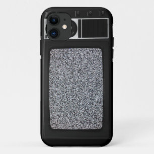 Retro altes Fernsehen mit statischem Schirm Case-Mate iPhone Hülle