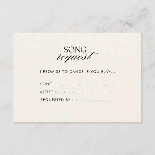 Retro altes Geld Checked Muster Song Anfrage Begleitkarte (Vorderseite)