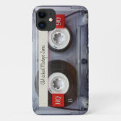 Retro-Altschulen-Mixtape-Kassettenband Case-Mate iPhone Hülle (Rückseite)