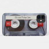 Retro-Altschulen-Mixtape-Kassettenband Case-Mate iPhone Hülle (Rückseite (Horizontal))
