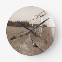 Retro Aluminium Uhr für Anhänger Vintage Reflexion