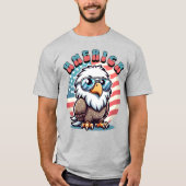 Retro American Bald Eagle T-Shirt (Vorderseite)