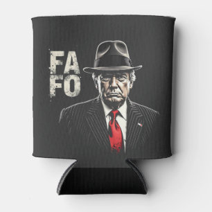 Retro American Donald Trump FAFO USA Flag Patriot Dosenkühler
