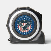 Retro American Eagle 2 Maßband (Vorderseite)