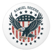 Retro American Eagle  Keramikknauf (Vorderseite)