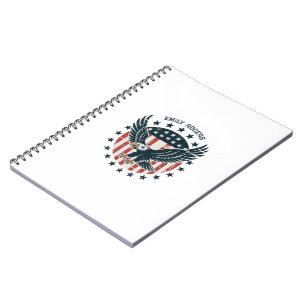Retro American Eagle  Notizblock