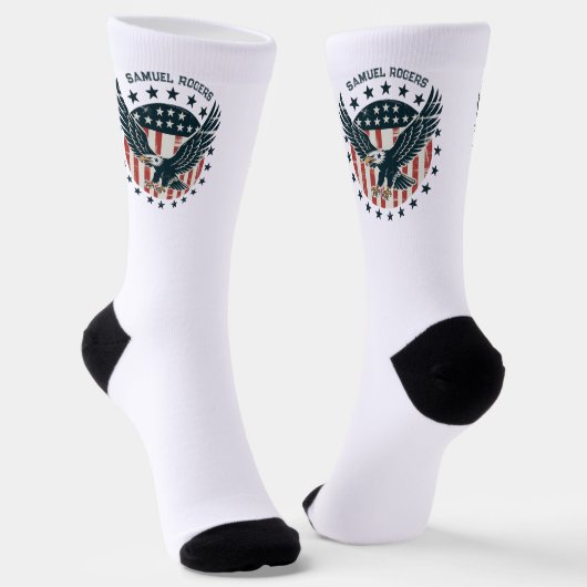 Retro American Eagle  Socken (Gewinkelt)