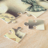 Retro American Eskimo Illustration Puzzle (Seite)