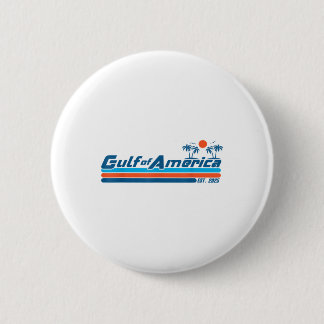 Retro American Flag Beach Button