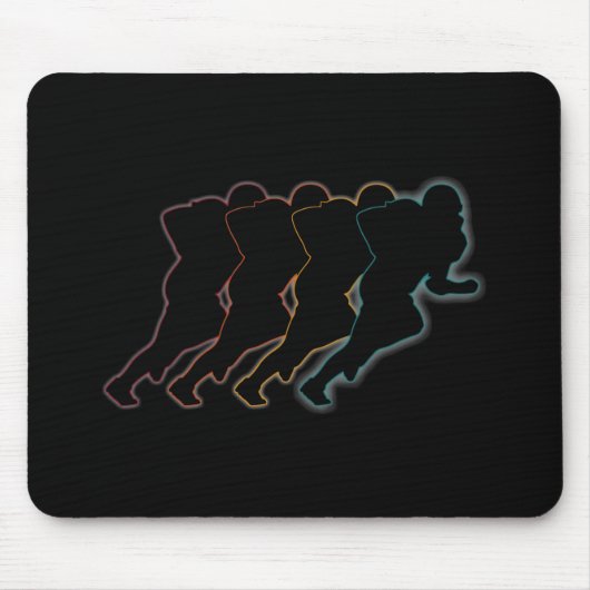 Retro American Football Artwork Mousepad (Vorne)