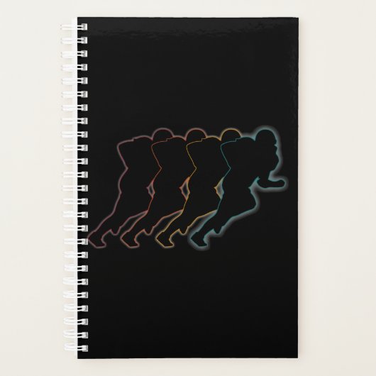 Retro American Football Artwork Planer (Vorderseite)