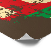 Retro American Football Poster (Ecke)