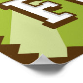 Retro American Football Poster (Ecke)