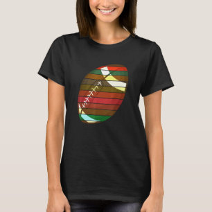Retro American Football Vintag Ball Rugby Gewerksc T-Shirt