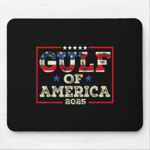 Retro American Gulf Est 2025 US-amerikanische Flag Mousepad