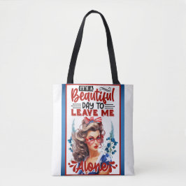 Retro American Pinup_ Es ist ein schöner Tag Tasche
