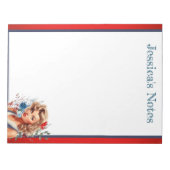 Retro American Pinup_ Ich habe es gerade gesagt Notizblock (Vorderseite)