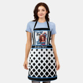 Retro American Pinup_ nicht für alle Schürze (Getragen)