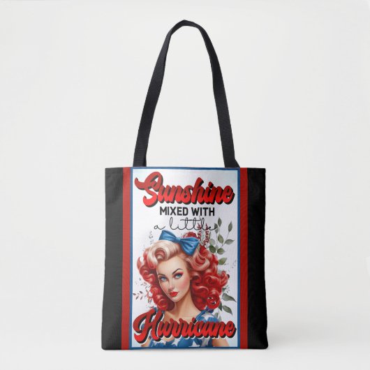 Retro American Pinup_ Sunshine Mixed Tasche (Vorderseite)