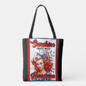 Retro American Pinup_ Sunshine Mixed Tasche (Rückseite)