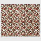 Retro American Pit Bull Terrier Illustration Geschenkpapier (Flach)