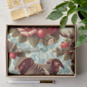 Retro American Pit Bull Terrier Illustration Seidenpapier (Geschenk)