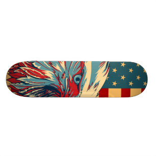 Retro Amerikaner Pariotic Eagle Flaggen-Skateboard Skateboard