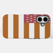 Retro-Amerikanische Flagge Case-Mate iPhone Hülle (Rückseite (Horizontal))