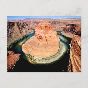 Retro-Amerikanische Landschaftspostkarte Postkarte